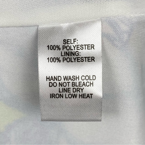 Lulu's Sunrise in Paradise Blue Multi Tropical Print Maxi Dress Size M NWT - Picture 14 of 15